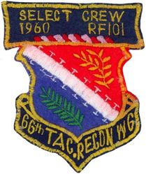 66th Tactical Reconnaissance Wing RF-101 Select Crew 1960
