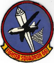 Fighter Squadron 661 (VF-661) 
Established as Fighter Squadron SIX SIX ONE (VF-661) “Firefighters” in May 1962. Disestablished on 11 Oct 1968. 

North American FJ-4B Fury, 1962-1965
Vought F-8A/B/H Crusader, 1965-1968

