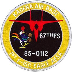 67th Fighter Squadron F-15C 85-0112
Japanese made by Tiger Embroidery
