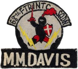 68th Fighter-Interceptor Squadron Name Tag
