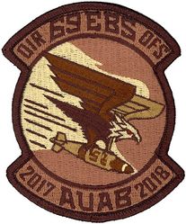 69th Expeditionary Bomb Squadron Operation INHERENT RESOLVE and FREEDOM SENTINEL 2017-2018 
Keywords: desert