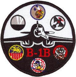 B-1B Lancer Gaggle
Gaggle consists of (clockwise from top): 28th Bomb Squadron, 34th Bomb Squadron, 37th Bomb Squadron, 77th Weapons Squadron, 337 Test & Evaluation Squadron & and 9th Bomb Squadron.
