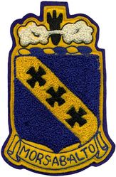 7th BomBombardment Group
Established as First Army Observation Group, and organized, on 6 Sep 1918. Demobilized in Apr 1919. Reestablished, consolidated (13 Jan 1994) with the organization established as 1 Army Observation Group, and organized, on 1 Oct 1919. Redesignated 7 Group (Observation) on 26 Mar 1921. Inactivated on 30 Aug 1921. Redesignated: 7 Observation Group on 25 Jan 1923; 7 Bombardment Group on 24 Mar 1923. Activated on 1 Jun 1928. Redesignated: 7 Bombardment Group (Heavy) on 6 Dec 1939; 7 Bombardment Group, Heavy on 15 Oct 1944. Inactivated on 6 Jan 1946.

Insignia approved on 30 Jan 1933. US made chenille.

March Field, CA, 30 Oct 1931; Hamilton Field, CA, 5 Dec 1934; Merced Field, CA, 5 Nov 1935; Hamilton Field, CA, 22 May 1937; Ft Douglas, UT, 7 Sep 1940-13 Nov 1941; Brisbane, Australia, 22 Dec 1941-4 Dec 1942 (air echelon operated from Java, c. 14 Jan-1 Mar 1942); Karachi, India, 12 Mar 1942; Dum-Dum, India, 30 May 1942; Karachi, India, 9 Sep 1942; Pandaveswar, India, 12 Dec 1942; Kurmitola, India, 17 Jan 1944; Pandaveswar, India, 6 Oct 1944; Tezpur, India, 7 Jun 1945; Kudhkundi, India, 31 Oct-7 Dec 1945; Camp Kilmer, NJ, 5-6 Jan 1946.

