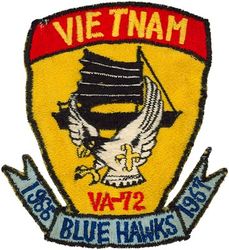 Attack Squadron 72 (VA-72)
VA-72 "Blue Hawks"
1966-1967
Douglas A4D-5 (A-4E) Skyhawk 
