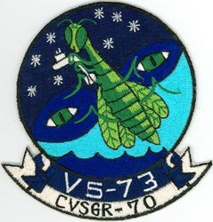 Air Anti-Submarine Squadron 73 (VS-73)  
Established as Air Anti-Submarine Squadron EIGHTY ONE (VS-81) on 1 Jul 1970. Disestablished on 1 Jul 1975.

Grumman S-2E Tracker, 1970-1975

