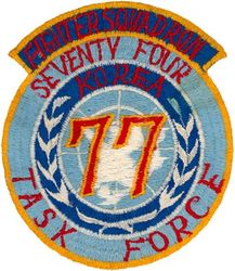 Fighter Squadron 74 (VF-74) (3rd) CVG-7 Task Force 77 Western Pacific, Korea Cruise 1952-1953
Established as Bomber Fighter Squadron TWENTY (VBF-20) on 16 Apr 1945. Redesignated Fighter Squadron TEN A (VF-10A) on 15 Nov 1946; Fighter Squadron NINETY TWO (VF-92) on 1 Sep 1948; Fighter Squadron SEVENTY FOUR (VF-74) (3rd) "Be Devilers" on 15 Feb 1950. Disestablished on 30 Apr 1994.

Deployment. 20 May 1952-8 Jan 1953 USS Bon Homme Richard (CVA-31) CVG-7, Vought F4U-4 Corsair

