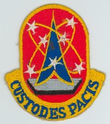 740th Strategic Missile Squadron (ICBM-Minuteman) 
Translation: CUSTODES PACIS = Custodians of the Peace
