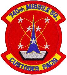 740th Missile Squadron 
Translation: CUSTODES PACIS = Custodians of the Peace
