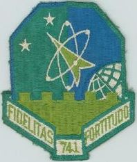 741st Strategic Missile Squadron (ICBM-Minuteman) 
Translation: FIDELITAS FORTITUDO = Fidelity Fortitude
