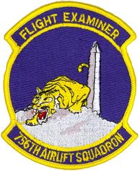 756th Airlift Squadron Flight Examiner
