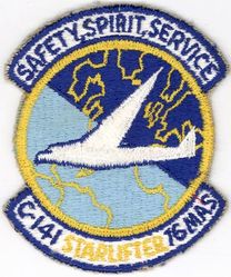 76th Military Airlift Squadron 
Constituted as 76 Ferrying Squadron (Special) on 30 Jan 1943. Activated on 8 Feb 1943. Redesignated as 76 Transport Transition Squadron on 4 Jun 1943. Disbanded on 31 Mar 1944. Reconstituted, and redesignated as 76 Air Transport Squadron, Medium, on 20 Jun 1952. Activated on 20 Jul 1952. Redesignated as 76 Military Airlift Squadron on 8 Jan 1966; 76 Airlift Squadron on 1 Oct 1991-.
