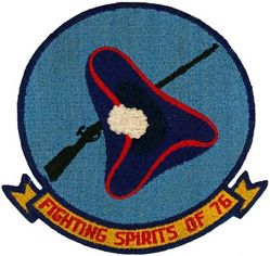 Attack Squadron 76 (VA-76)
VA-76 "Spirits"
1955-
McDonnell F2H-2 Banshee
Grumman F9F-8; F9F-8B Cougar
