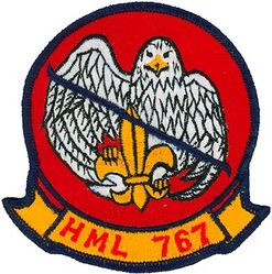 Marine Light Helicopter Squadron 767  (HML-767)
HML-767 "Nomads"
1977-1994
Boeing CH-46A/D Sea Knight 
Bell UH-1E/N Iroquois
