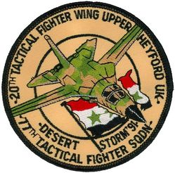 77th Tactical Fighter Squadron Operation DESERT STORM 1991
