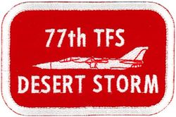 77th Tactical Fighter Squadron Operation DESERT STORM 1991
