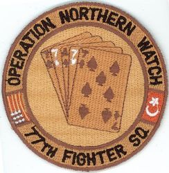 77th Fighter Squadron Operation NORTHERN WATCH
Keywords: desert