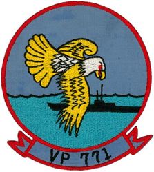 Patrol Squadron 771 (VP-771)
Established as Patrol Squadron SEVEN SEVENTY ONE (VP-771) in Oct 1952. Disestablished in Jan 1968.
