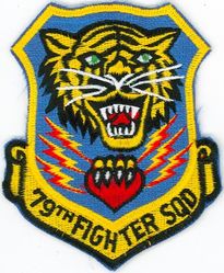 79th Fighter Squadron 
Most likely never used by unit.
