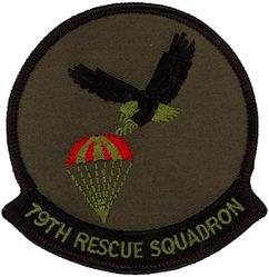 79th Rescue Squadron
Established as 79th Air Rescue Squadron on 17 Oct 1952. Activated on 14 Nov 1952. Inactivated on 18 Sep 1960. Activated on 10 May 1961. Redesignated 79th Aerospace Rescue and Recovery Squadron on 8 Jan 1966. Inactivated on 30 Jun 1972. Redesignated 79th Rescue Flight on 1 Apr 1993. Activated on 1 May 1993. Inactived on 1 Jul 1998. 79th Rescue Squadron on 1 Oct 2003-.
Keywords: subdued