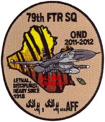 79th Fighter Squadron Operation NEW DAWN 2011-2012
Keywords: desert