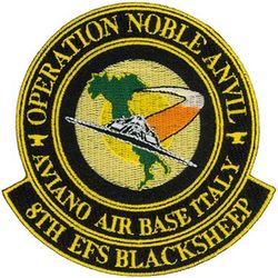 8th Expeditionary Fighter Squadron Operation NOBLE ANVIL
