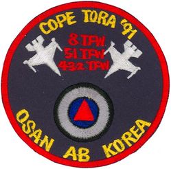 Pacific Air Forces Competition Cope Tora 1991 
