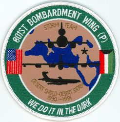 801st Bombardment Wing (Provisional) Operation DESERT SHIELD and DESERT STORM 1990-1991 Morale
