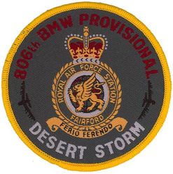 806th Bombardment Wing (Provisional) Operation DESERT STORM 1991
