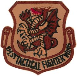81st Tactical Fighter Wing
Keywords: desert