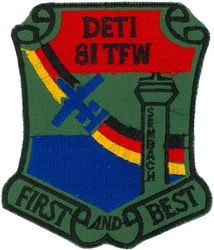 81st Tactical Fighter Wing Detachment 1
Keywords: subdued