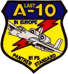 81st Fighter Squadron Inactivation 
