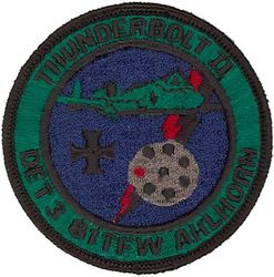 81st Tactical Fighter Wing Detachment 3
Keywords: subdued