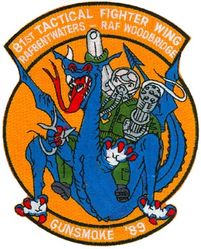 81st Tactical Fighter Wing Gunsmoke Competition 1989
Support crew version.
