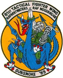 81st Tactical Fighter Wing Gunsmoke Competition 1989
Aircrew version.
