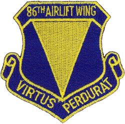 86th Airlift Wing
Translation: VIRTUS PERDURAT = Courage Will Endure
