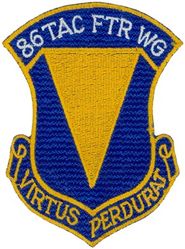 86th Tactical Fighter Wing
Translation: VIRTUS PERDURAT = Courage Will Endure
