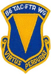 86th Tactical Fighter Wing
Translation: VIRTUS PERDURAT = Courage Will Endure
