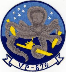 Patrol Squadron 876 (VP-876)
Established as Patrol Squadron EIGHT SEVENTY SIX (VP-876) in Oct 1952. Disestablished in Jan 1968.
