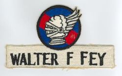 9th Fighter-Bomber Squadron Name Tag
