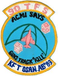 90th Tactical Fighter Squadron Osan Deployment 1982
