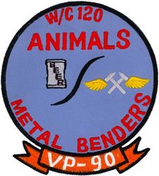 Patrol Squadron 90 (VP-90) Metal Shop
Established as Patrol Squadron NINETY (VP-90) “The Lions” on 1 Nov 1970. Disestablished on 30 Sep 1994.
