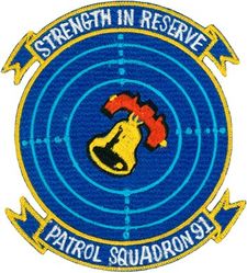 Patrol Squadron 91 (VP-91)
VP-91 "Pink Panthers"
1972-1984 (1st insignia)
Established as VP-91 (2nd VP-91) on 1 Nov 1970-31 Mar 1999.
Lockheed P-3A Orion
