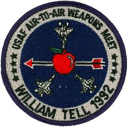 United States Air Force Air-to-Air Weapons Meet William Tell 1992
