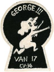 Attack Squadron 923 (VA-923) VAN 17 Det George
Reserve Attack Squadron FIFTY FIVE E (VA-55E) was most likely established during the activation of the Naval Air Reserve in 1946 and remained in an inactive status. Redesignated Reserve Attack Squadron NINE HUNDRED TWENTY THREE (VA-923) in Jan 1950. Reserve Attack Squadron NINE HUNDRED TWENTY THREE (VA-923) was called to active duty on 20 Jul 1950. Redesignated Attack Squadron ONE HUNDRED TWENTY FIVE (VA-125) on 4 Feb 1953. Disestablished on 10 Apr 1958. The first squadron to be assigned the VA-125 designation.

Douglas AD-2/4Q Skyraider
USS Oriskany (CV-34) 15 Sep 1952 TO 18 May 1953

