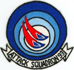 Attack Squadron 93 (VA-93) 
VA-93 "Fighting Ravens"
1970's
Vought A-7A; A-7E Corsair II
