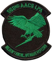 962d Airborne Air Control Squadron Lieutenant's Protection Association
Keywords: PVC