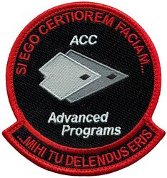 Air Combat Command Advanced Programs 
