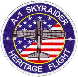 Air Combat Command Heritage Flight Program A-1 Skyraider
