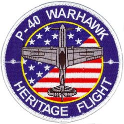 Air Combat Command Heritage Flight Program P-40 Warhawk
