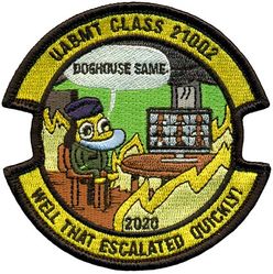 Undergraduate Air Battle Manager Training Course Class 21002
337th Air Control Squadron
